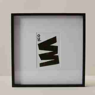 13" X 13" GALLERY FRAME, BLACK