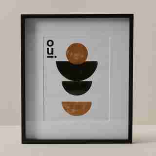CADRE GALERIE AVEC PASSE-PARTOUT – NOIR (20,5 CM X 25,5 CM)
