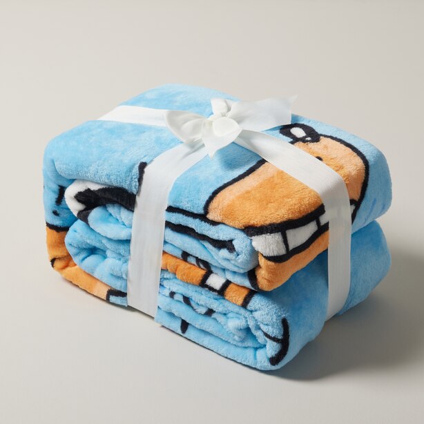 Dog Man Fleece Blanket, Be Expressive