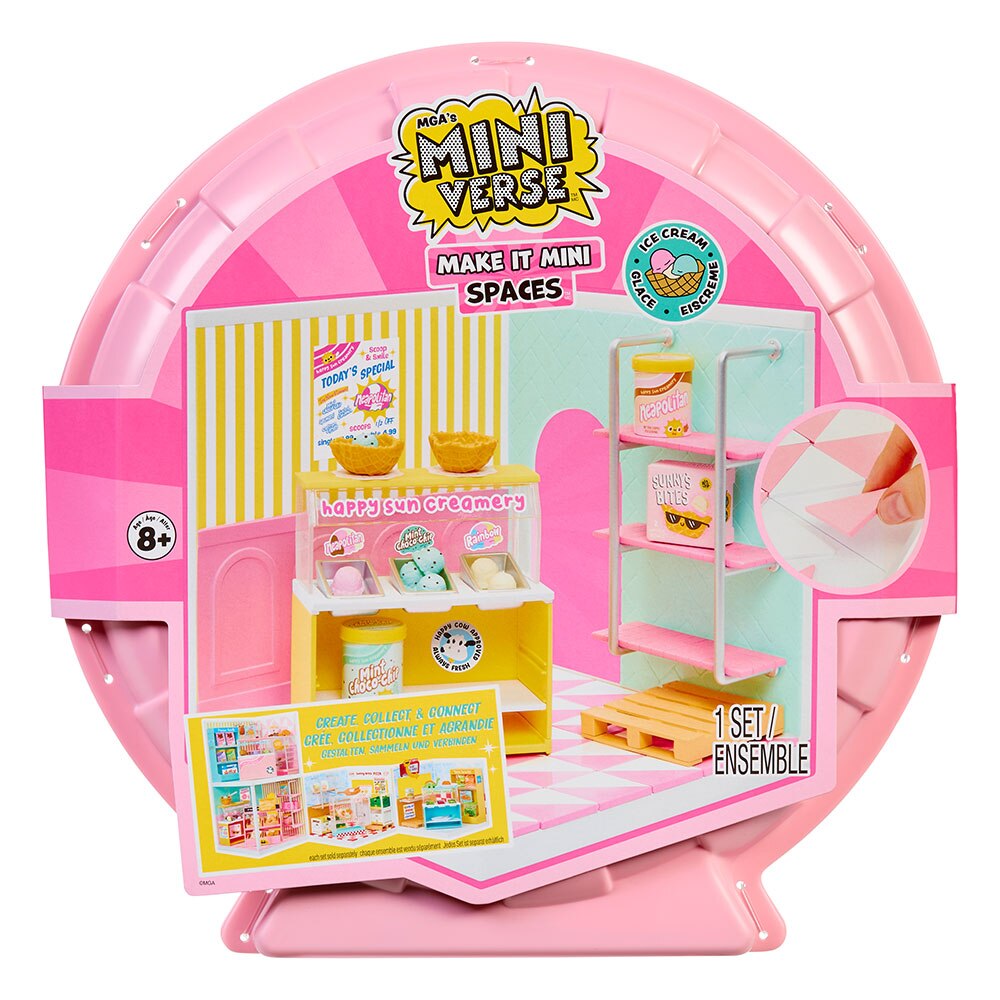 Mga's Miniverse™ Make It Mini Spaces™ Ice Cream Shop, Building Set