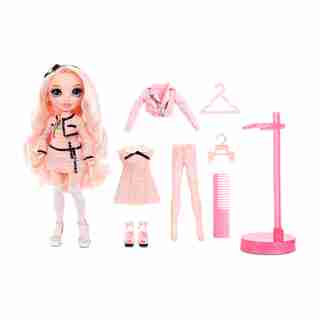 Rainbow High Bella Parker – Pink Fashion Doll with 2 Complete Mix & Match Outfits and Accessories