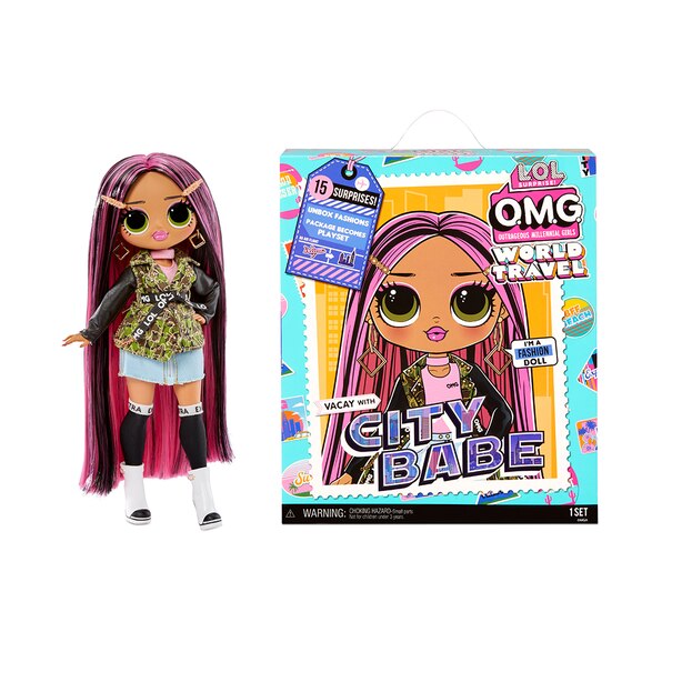 OMG World Travel City Babe Fashion Doll by L.O.L. Surprise! | Toys ...