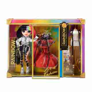 2021 Collector Doll (11-inch) Jett Dawson with half Black and half Multicolored Rainbow hair