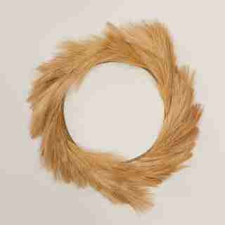 COURONNE EN FAUSSE HERBE DE LA PAMPA