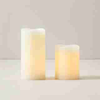 SET OF 2 LED CANDLES