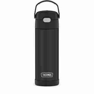 Thermos Stainless Steel FUNtainer® Bottle w/ spout Matte Black