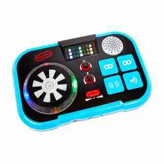 My Real Jam DJ Table, Toy DJ Mixing Table with Headphone Jack and Case, for Ages 3+ - Headphones not included