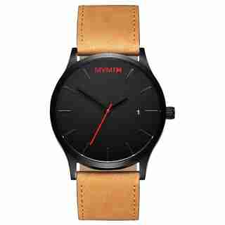 Men's Classic Watch, Black Tan