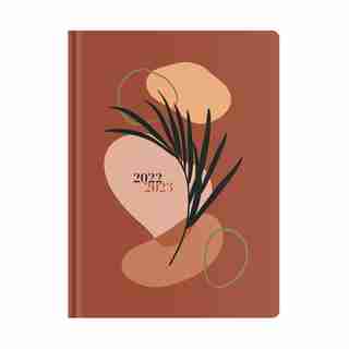 2022-2023 ACADEMIC AGENDA BURGANDY BOHO BILINGUAL