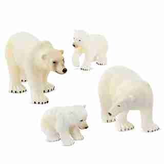 Polar Bear Family of 4