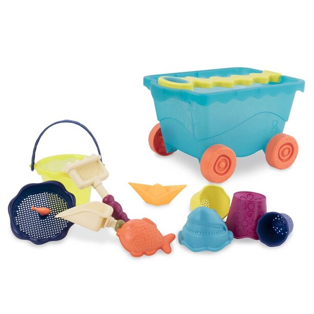 B. toys WavyWagon beach set with sand toys by B. Toys Toys www