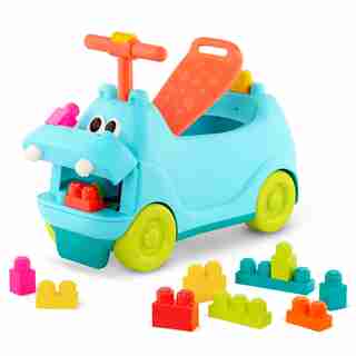 Locbloc® Trotteur Hippotame avec blocs de construction