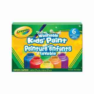 Crayola - 6 pots de peinture lavable