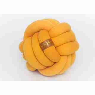 Juju & Jake Mini Knot Pillow - Mustard Yellow