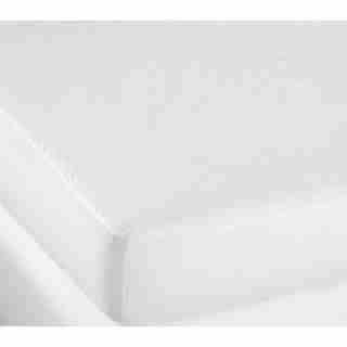 Waterproof Crib Mattress Protector, White