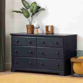 Summer Breeze 6-Drawer Double Dresser, Blueberry