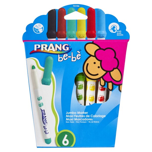 Prang® Jumbo Art Markers, Assorted Colors, 6 Ct null Toys www