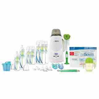 Dr. Brown's Options All in One Gift Set with Bottles Nipples Preparation and Cleaning Supplies