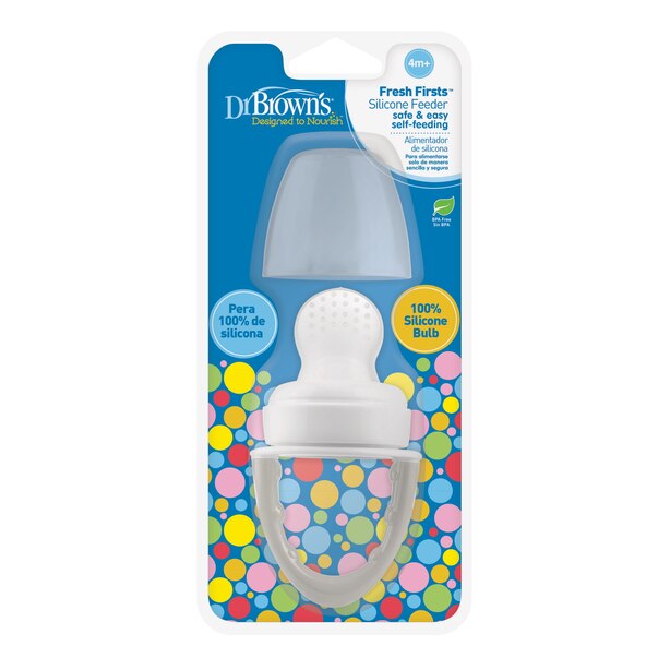 Dr.Brown's Fresh Firsts Silicone Feeder Grey