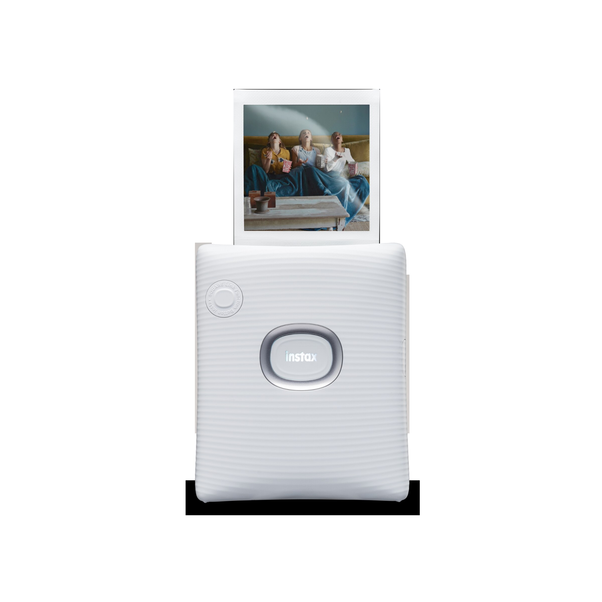 INSTAX SQUARE LINK Smartphone Printer, Ash White by Fujifilm 