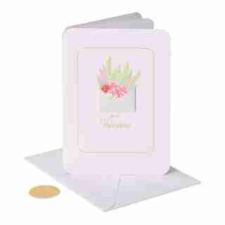 Papyrus Valentine's Card - Flowers in Envelope