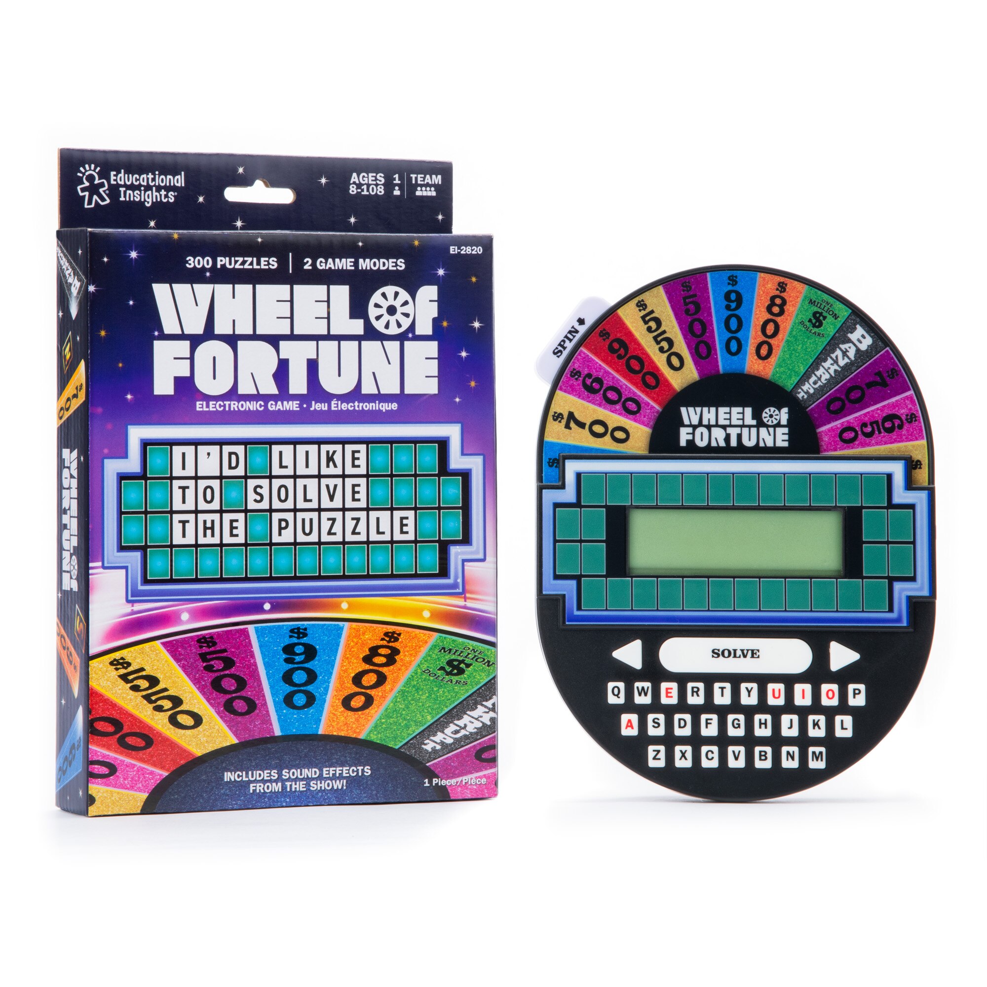 Wheel of Fortune　英語 Wheel of Fortune Jumbo Card Game – Deluxe Edition | 1Di Canada