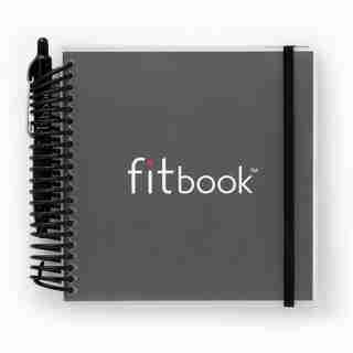 fitbook: 12-week fitness + nutrition journal Black
