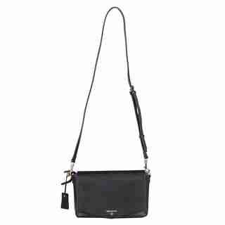 Peek-A-Boo Crossbody in Black