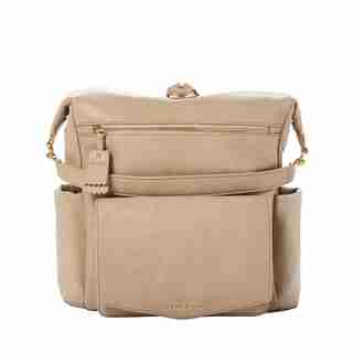 TWELVElittle PEEK-A-BOO HOBO BACKPACK - LATTE