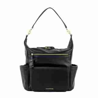 Peek A Boo Hobo Backpack, Black