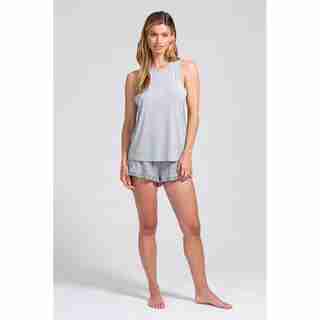 RUTHIE CARAVAN PAJAMA SET, HEATHER GREY X-LARGE