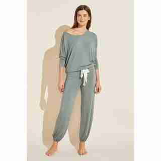 GISELE SLOUCHY PJ SET, WILLOW GREEN X-LARGE