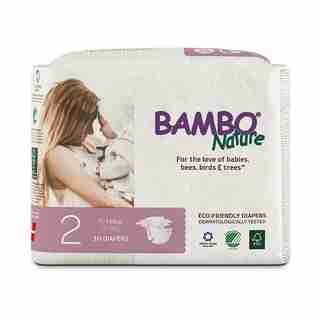 Bambo Nature Eco-Friendly Diapers - Size 2 - 30 Pack