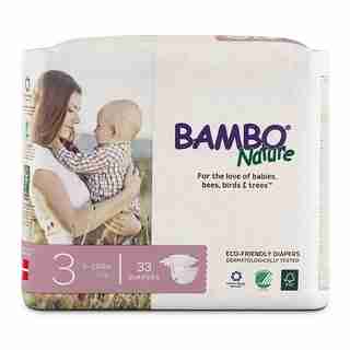 Bambo Nature Eco-Friendly Diapers - Size 3 - 33 Pack