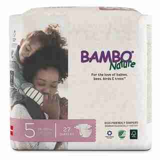 Bambo Nature Eco-Friendly Diapers - Size 5 - 27 Pack