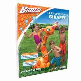 Girafe à jets d'eau