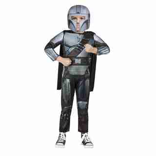 STAR WARS MANDALORIAN TODDLER COSTUME - Combinaison avec cape et casque en tissu