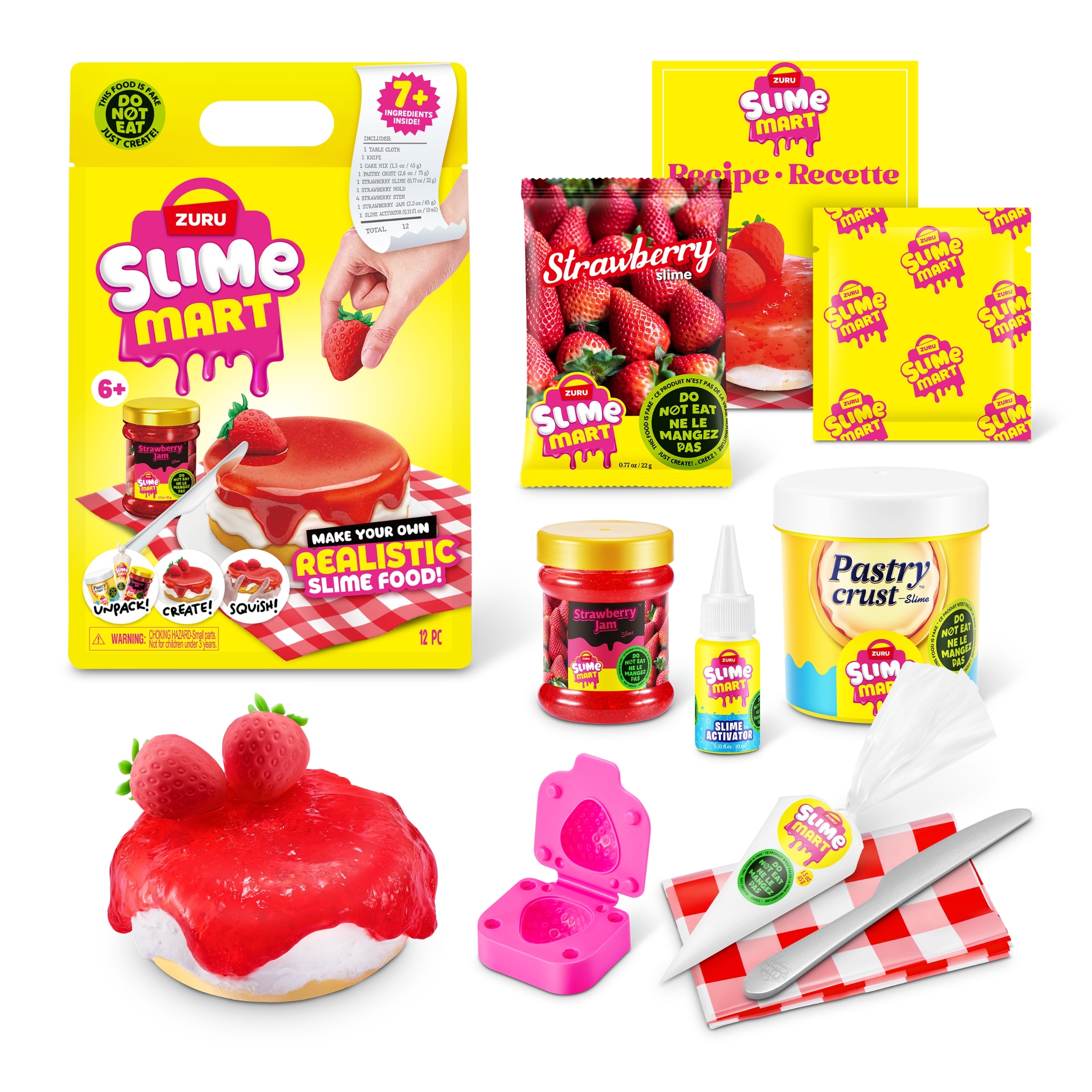 Slime Mart Bag Strawberry Cheesecake ('') | Indigo