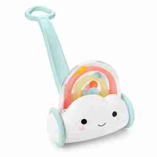 Silver Lining Cloud Rainbow Push Toy