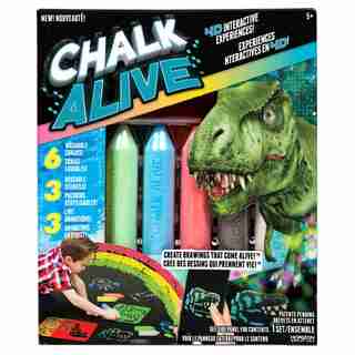 Chalk Alive™ Dino, Rocket, Racecar