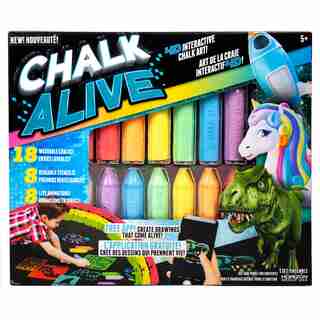 Chalk Alive Dino Dlx Set