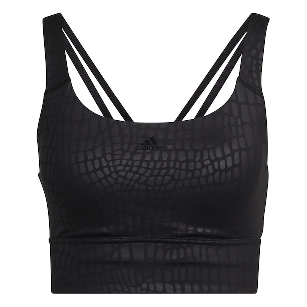 Powerimpact MS Longline Bra, Croc Embossed, 2XS