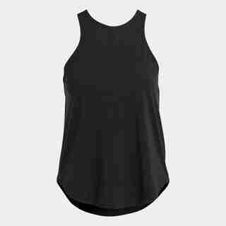 Yoga Studio Tank With Open Back, Black and Carbon
