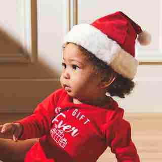 SANTA HAT, 0-6 MONTHS