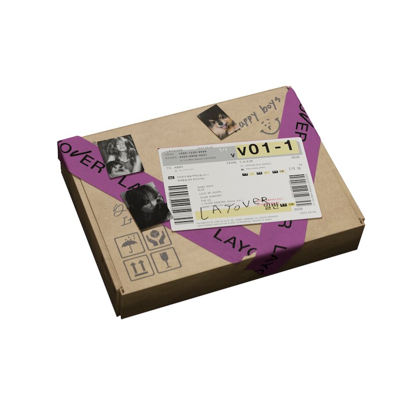 アイドル BTS V 10cm LAYOVER Layover' LP by V of BTS - UMUSIC Shop Canada