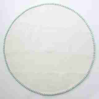 Felt Pom Round Rug