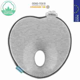 Babymoov® Lovenest Baby Head Support Pillow Flat-Head Syndrome Prevention Smokey