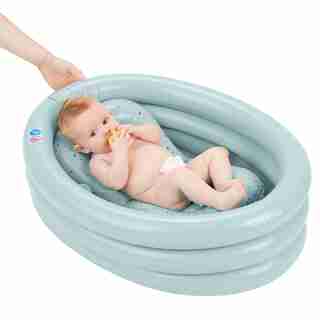 INFLATABLE BABY BATH AND PADDLING POOL