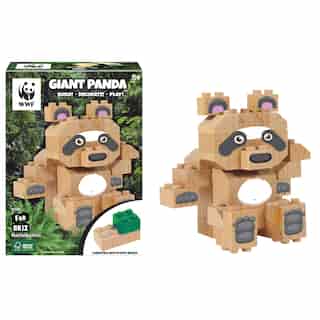 WWF Wood Brick Collectible Figures - Panda