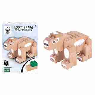 WWF Wood Brick Collectible Figures - Polar Bear